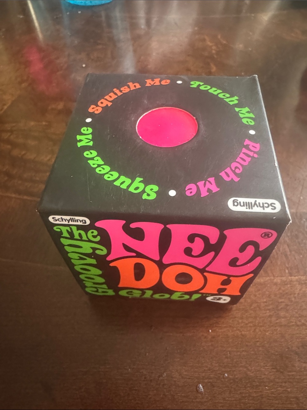 NeeDoh Nee Doh Groovy Glob Squeezy Stress Ball - Pink
